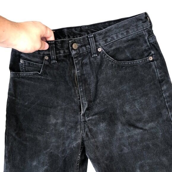 Vintage Levi Orange Tab Jeans Size 33 Black - Picture 9 of 12